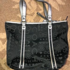 Coach Black Tote Purse